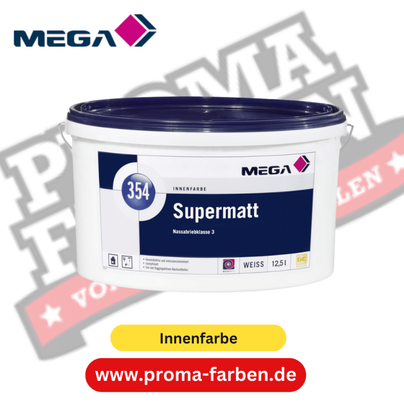 MEGA 354 Supermatt 12,50 l weiß