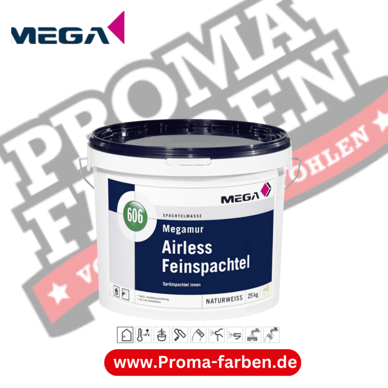 Gut füllende, verarbeitungsfertige Spachtelmasse auf Basis mineralischer Rohstoffe (Dolomitmehl) für Wand- und Deckenflächen. Lösemittel- und weichmacherfrei, emissionsminimiert.