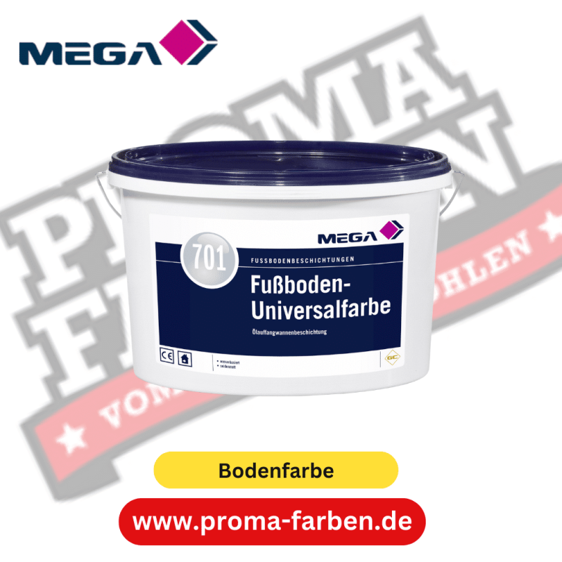 MEGA 701 Fußboden Universalfarbe 12,50 l hellgrau