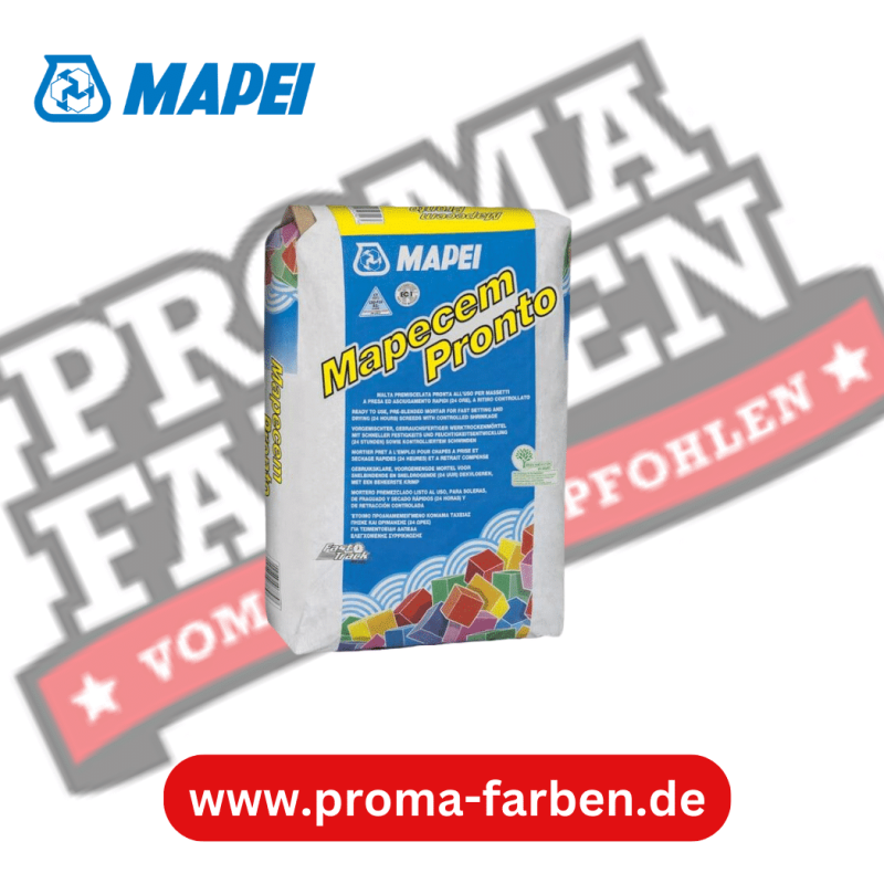 Mapei Mapecem Pronto Schnellestrich- Werktrockenmörtel für innen + außen online bestellen bei ProMa Farben