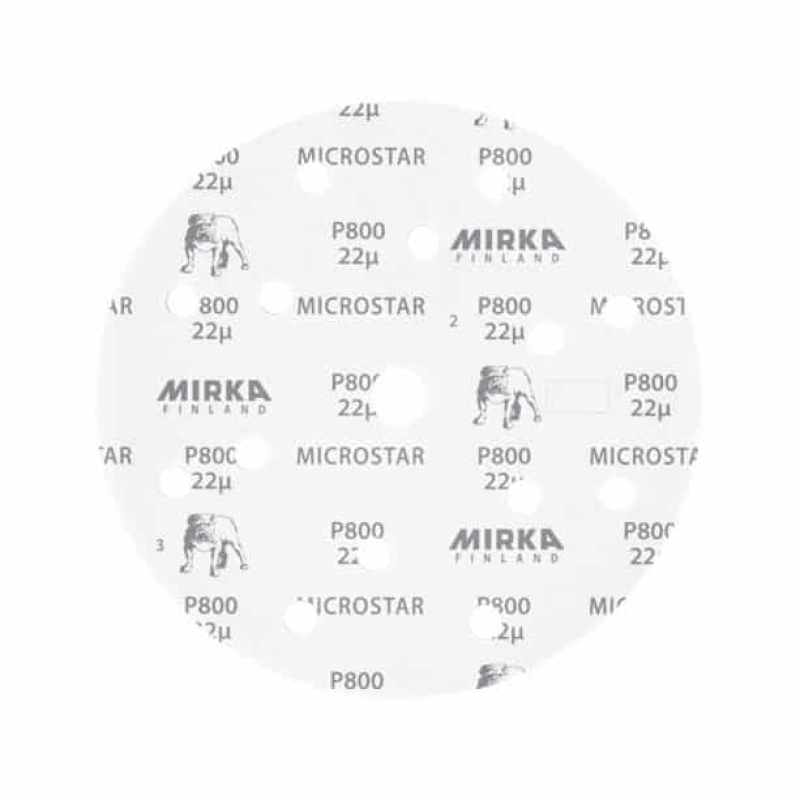 Mirka Microstar 15fach gelocht 150mm