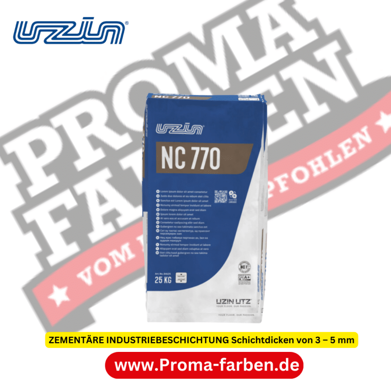 NC 770 ZEMENTÄRE INDUSTRIE-TOPCOATSPACHTELMASSE Kaufen bei Proma farben