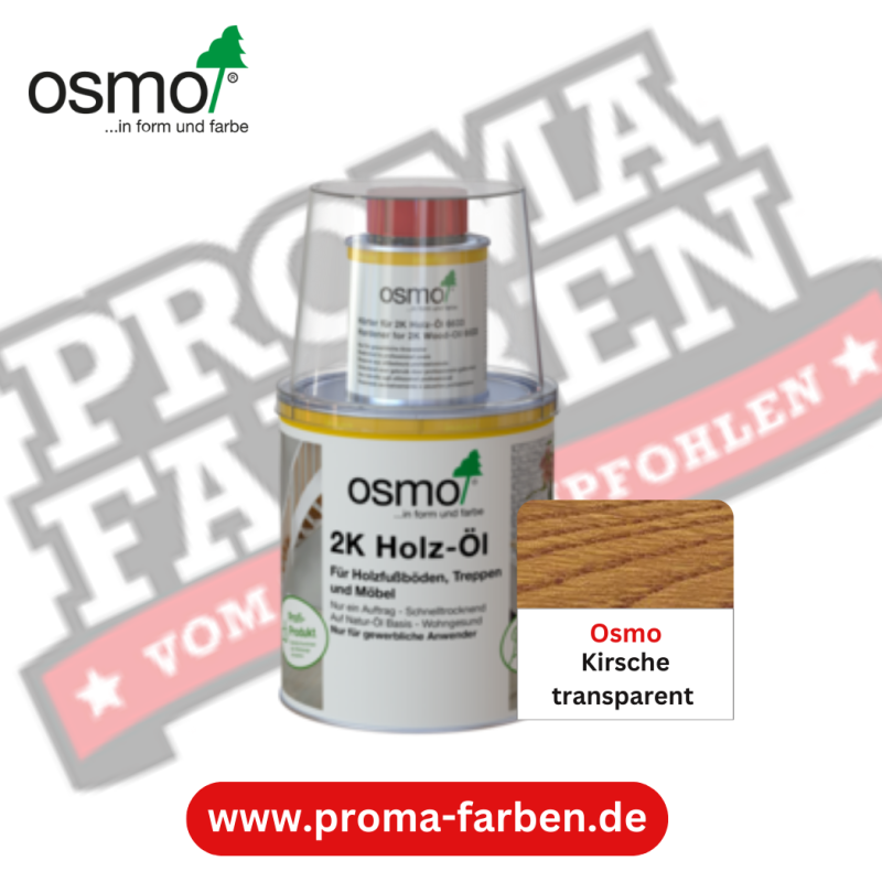 Osmo 2k Holzöl Kirsche transparent online bestellen bei ProMa Farben