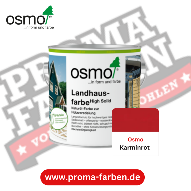 Osmo Landhausfarbe Karminrot online bestellen bei ProMa Farben