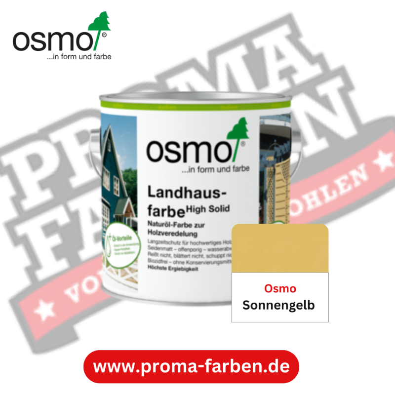 Osmo Landhausfarbe Sonnengelb online bestellen bei ProMa Farben