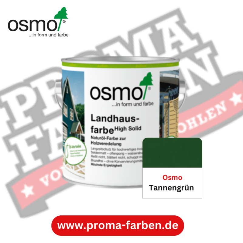 Osmo Landhausfarbe Tannengrün online bestellen bei ProMa Farben