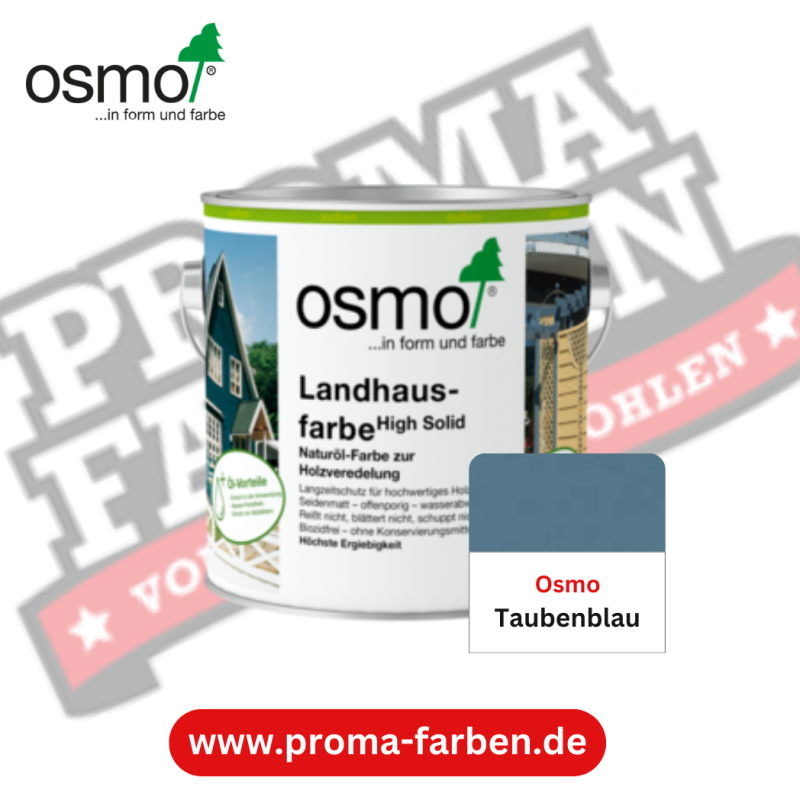 Osmo Landhausfarbe Taubenblau online bestellen bei ProMa Farben