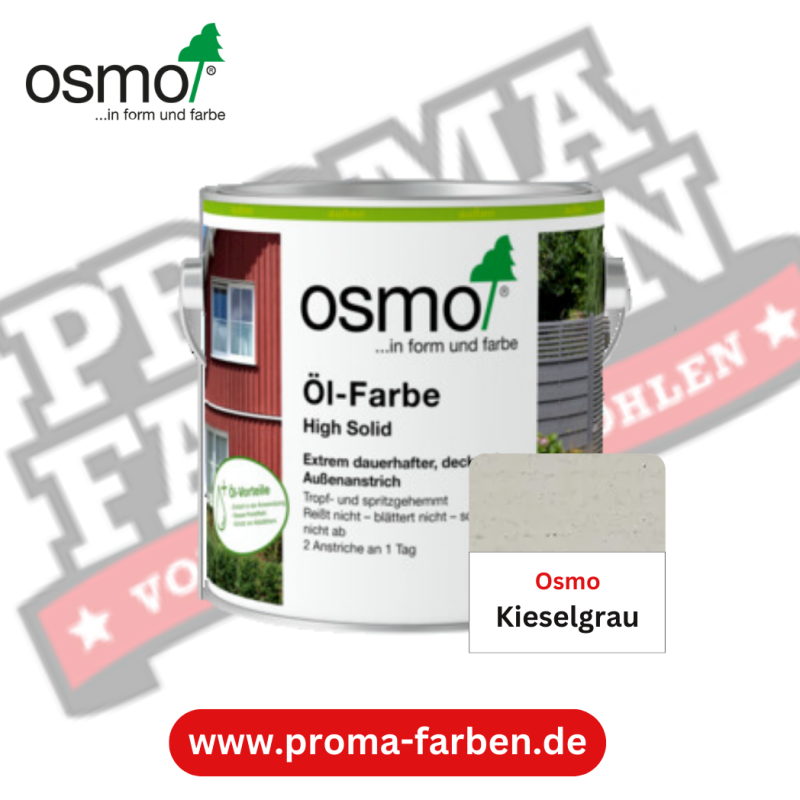 Osmo Ölfarbe Kieselgrau online bestellen bei ProMa Farben