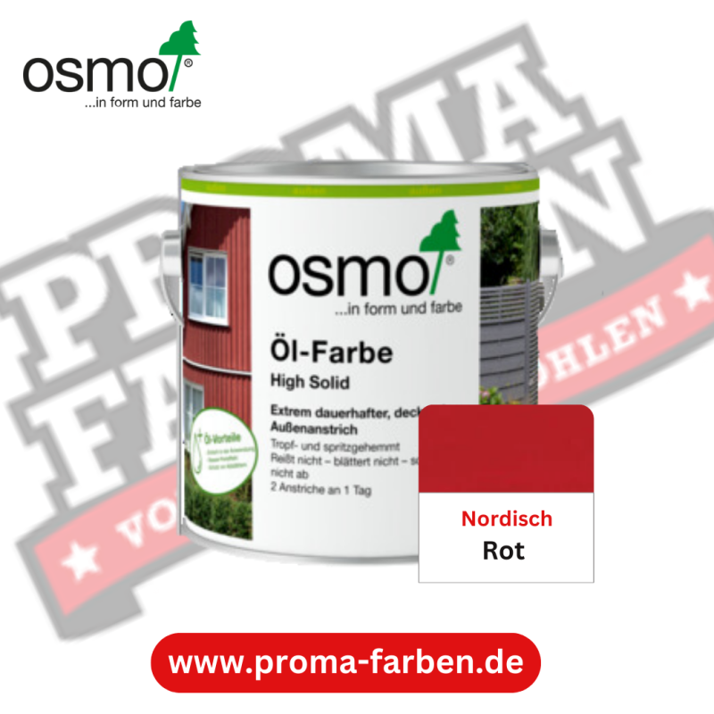 Osmo Ölfarbe Nordisch Rot online bestellen bei ProMa Farben