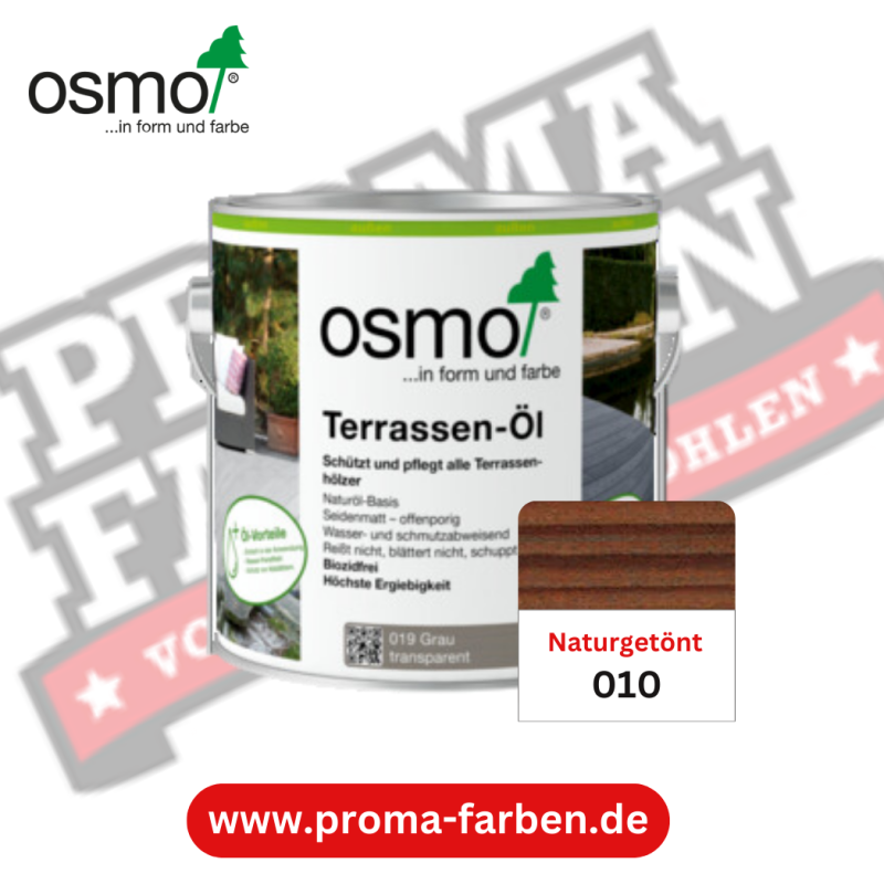 Osmo Terrassenöl Thermoholz Öl Naturgetönt online bestellen bei ProMa Farben