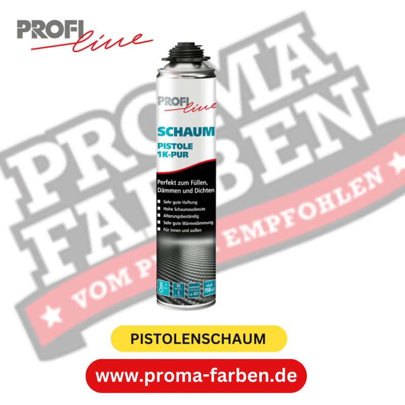 PROFILINE 1K-PUR Pistolenschaum für präzise Anwendungen