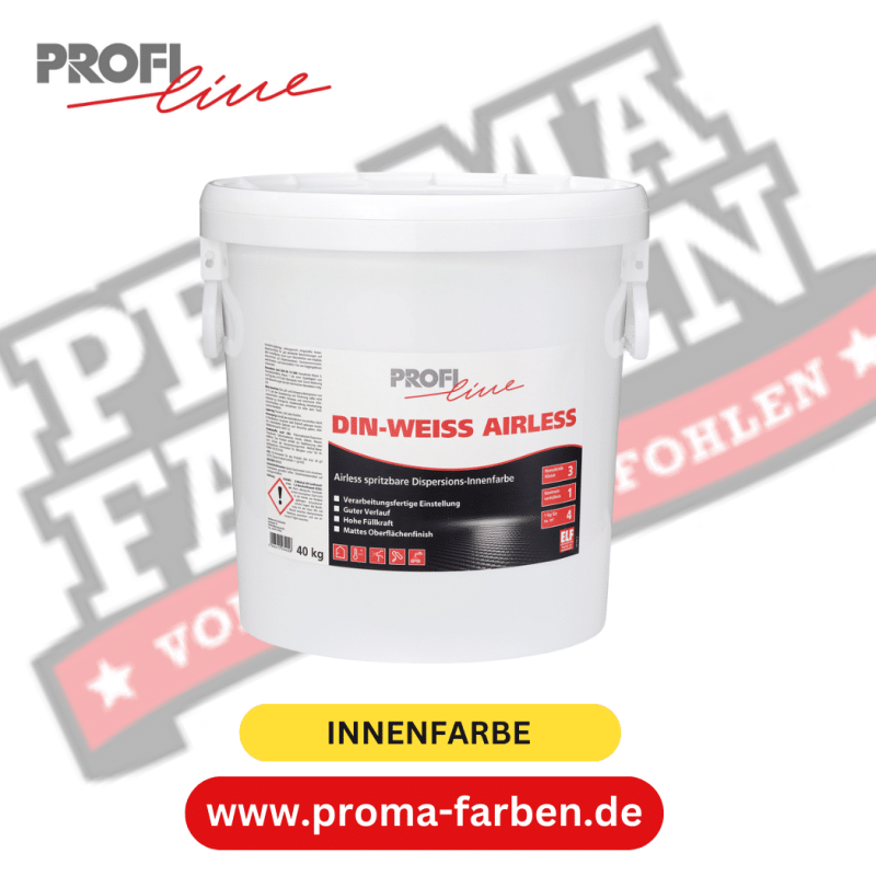 PROFILINE DIN-Weiss Airless 40 kg für professionelle Wandanstriche