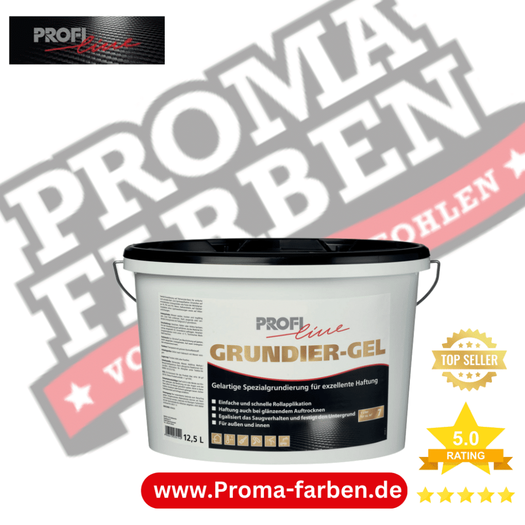 Willkommen bei PROFILINE, wo Innovation und Qualität Hand in Hand gehen! Unsere PROFILINE GRUNDIER-GEL 12,5 L ist eine gelartige Spezialgrundierung, die sowohl für den Außen- als auch für den Innenbereich geeignet ist. Hier sind die Highlights: Bestellen Sie jetzt PROFILINE GRUNDIER-GEL 12,5 L für eine exzellente Haftung und eine perfekte Basis für Ihre Projekte!