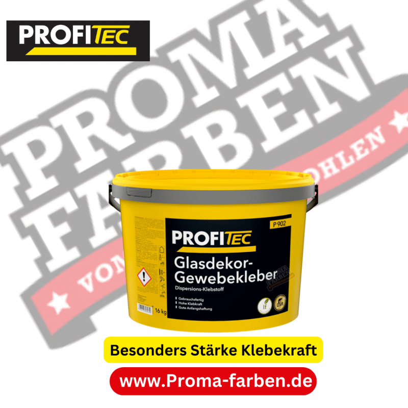 Gebrauchsfertiger Dispersionsklebstoff zum Verkleben von Glasgeweben und Glasvliesen im Innenbereich. Für Glasfasergewebe, Textil- und schwere Gewebetapeten bis 225 g/m² Flächengewicht. Geeignet für im Innenbereich vorkommende Untergründe, wie Putze der Mörtelgruppen P II und P III, Gipsputze der Mörtelgruppe P IV, Beton-/Faserzementplatten und Gipskartonplatten.
