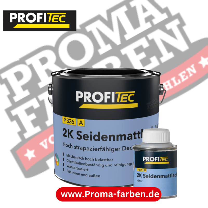 ProfiTec P326 2K Seidenmattlack WB inkl Härter Kaufen bei Proma farben