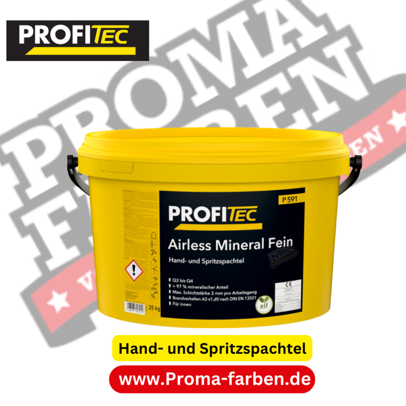 Dispersions-Spritzspachtel für den dünnschichtigen Auftrag auf ebenen Untergründen, wie Beton und Betonfertigteilen (bis 2 mm pro Auftrag). Zum Abglätten und für einen dekorativen Sprenkelauftrag auf Innenwand- und Deckenflächen. Gutes Deckvermögen, lange Offenzeit, nass filzbar, gut schleifbar, für Qualitätsstufen Q3 und Q4. Lösemittelfrei. Nähere Informationen sind im Technischen Merkblatt zu finden.