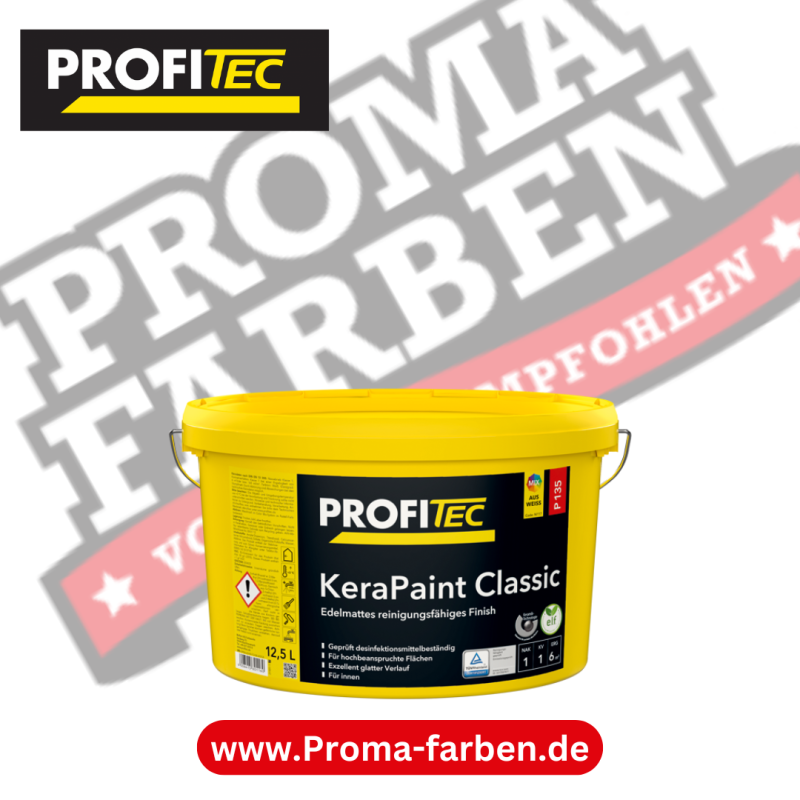 Profitec P 135 KeraPaint Classic 12,5L kaufen bei Proma Farben.de Maler Fachhandel & Onlineshop