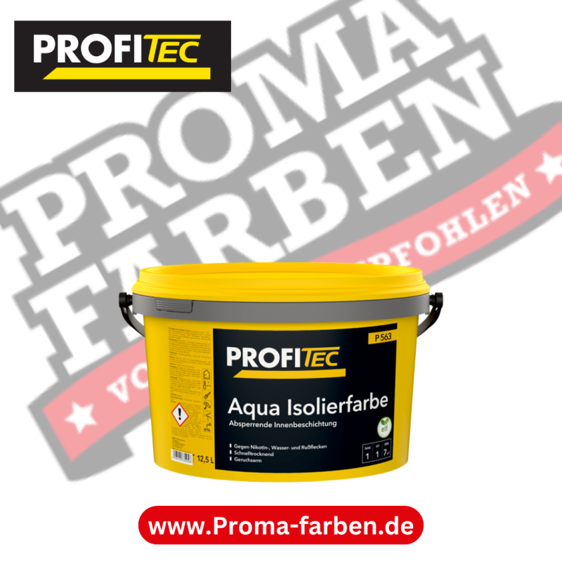 Profitec P 563 Aqua Isolierfarbe 12,5L kaufen bei Proma Farben.de Maler Fachhandel & Onlineshop