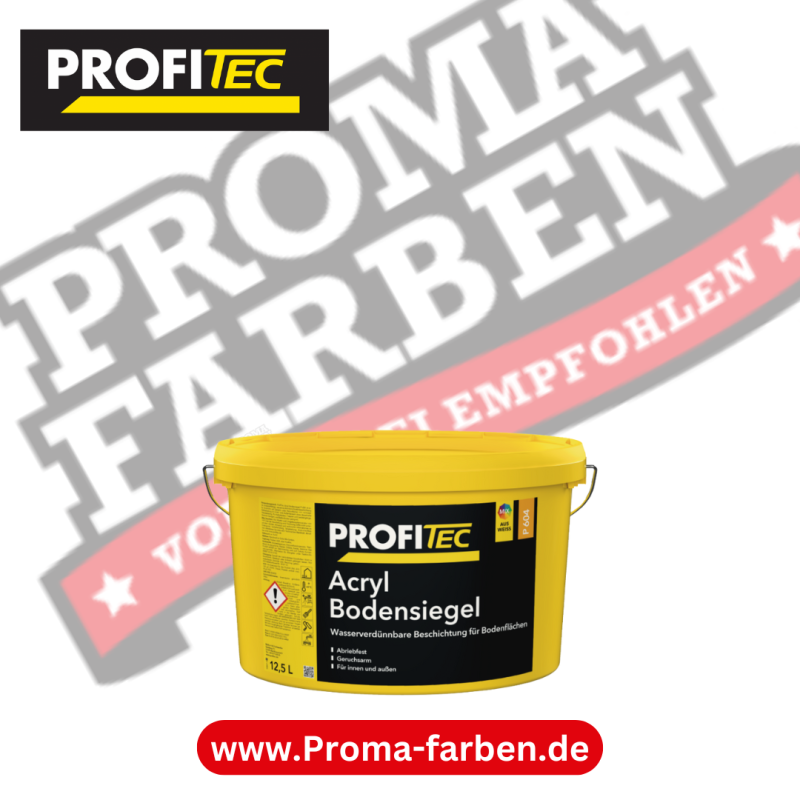 Profitec P 605 1K Aqua Bodensiegel R10 12,5L kaufen bei Proma Farben.de Maler Fachhandel & Onlineshop