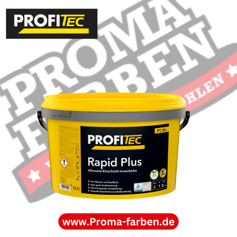 ProfiTec P 118 + Rapid Plus 12,5 L kaufen bei Proma Farben.de Maler Fachhandel & Onlineshop