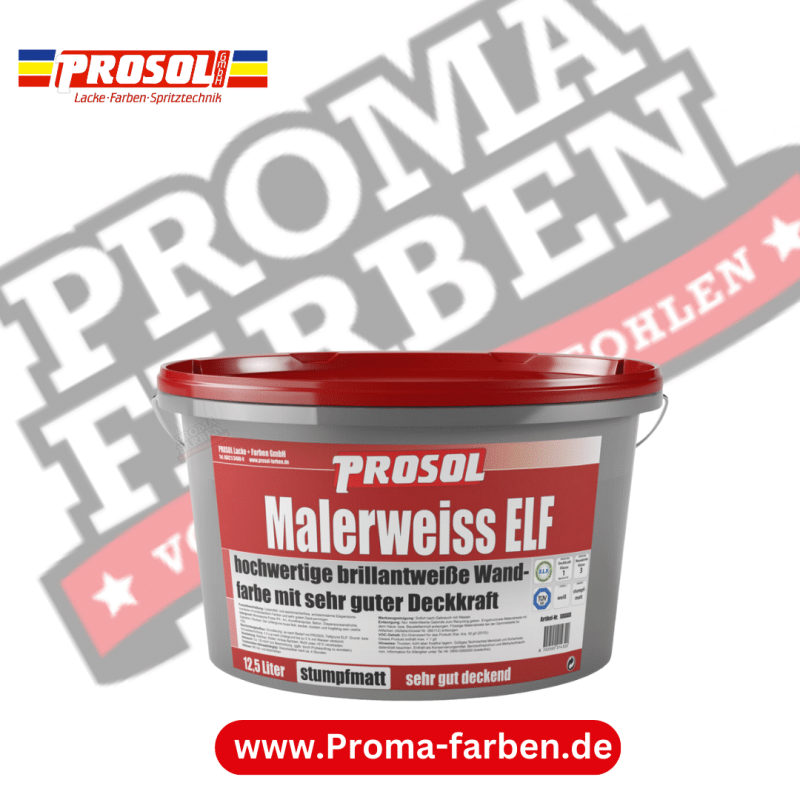 Prosol Malerweiss ELF 12,5 Liter Kaufen bei Proma farben