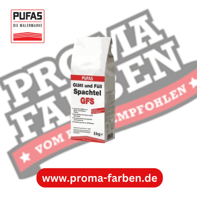 Pufas Glätt und Füllspachtel GFS 5kg Pufas Grundierweiss GP5 online bei ProMa Farben bestellen