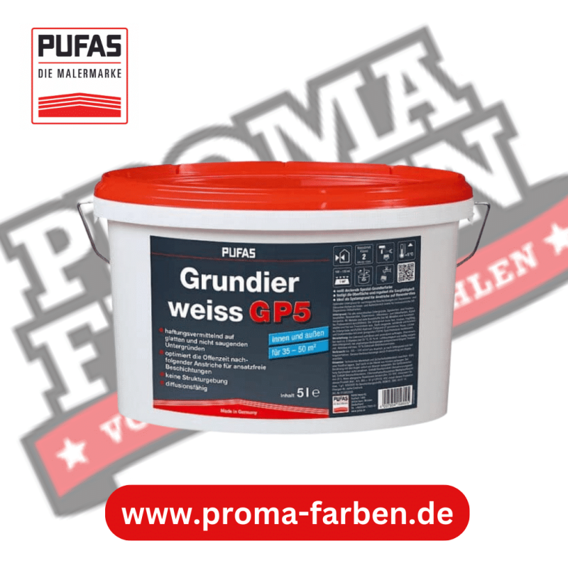 Pufas Grundierweiss GP5 online bei ProMa Farben bestellen