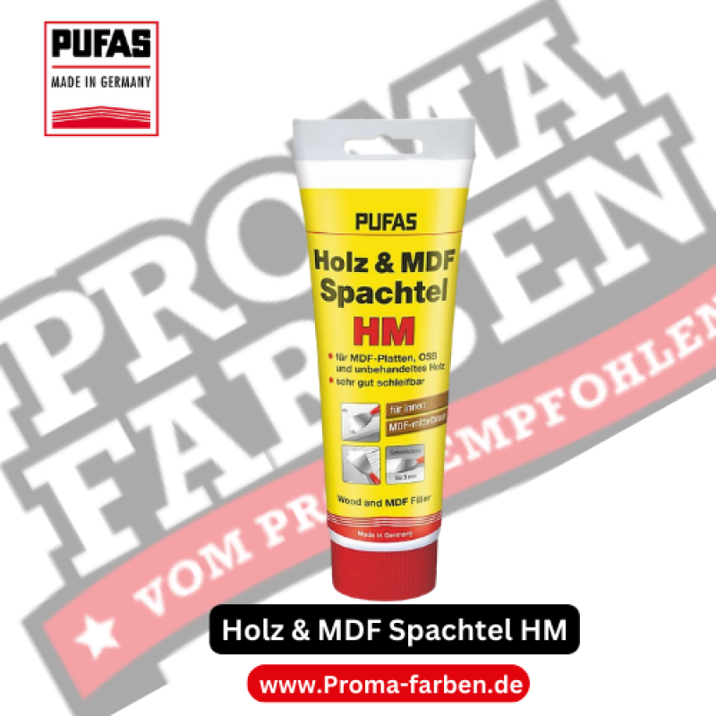 Pufas Holz & MDF Spachtel HM kaufen bei ProMa Farben.de