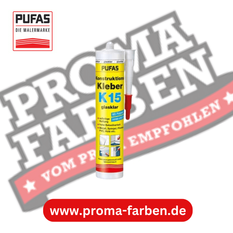 Pufas Konstruktions-Kleber K15 300g Pufas Grundierweiss GP5 online bei ProMa Farben bestellen