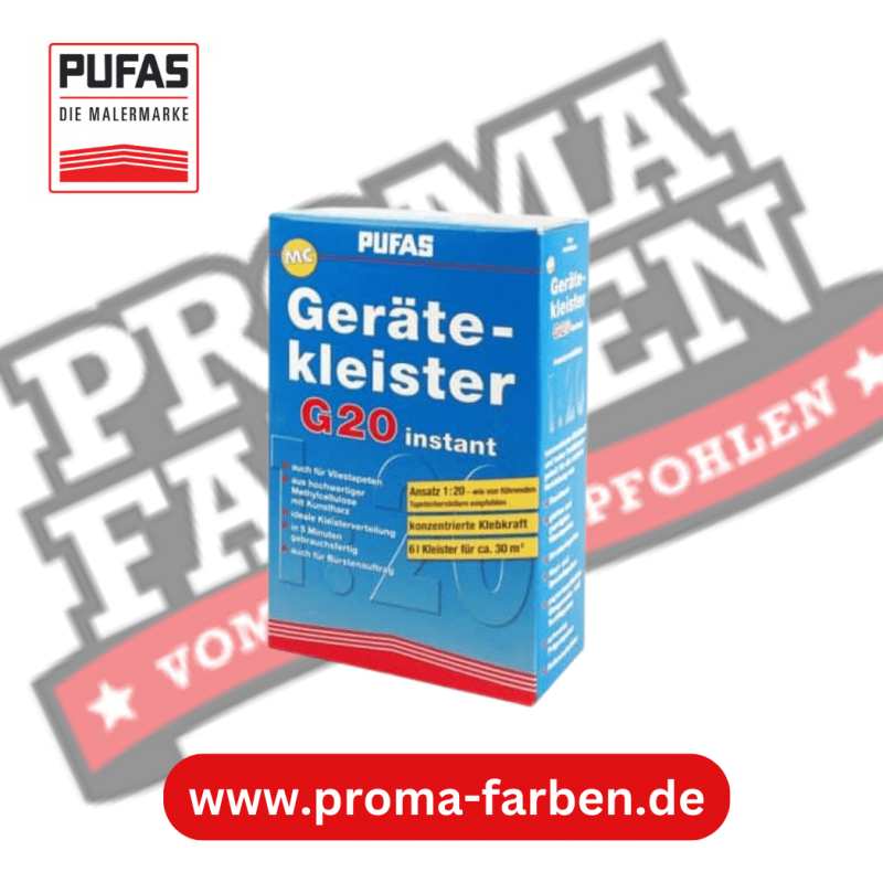 Pufas MC Gerätekleister G20 instant 300g Pufas Grundierweiss GP5 online bei ProMa Farben bestellen