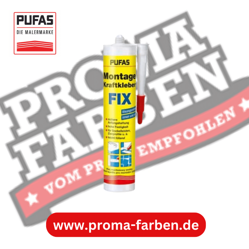 Pufas Montage-Kraftkleber FIX 400g Pufas Grundierweiss GP5 online bei ProMa Farben bestellen