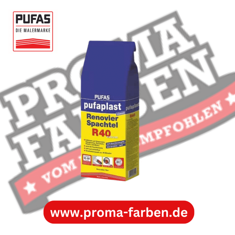 Pufas Renovier-Spachtel R40 5kg Pufas Grundierweiss GP5 online bei ProMa Farben bestellen