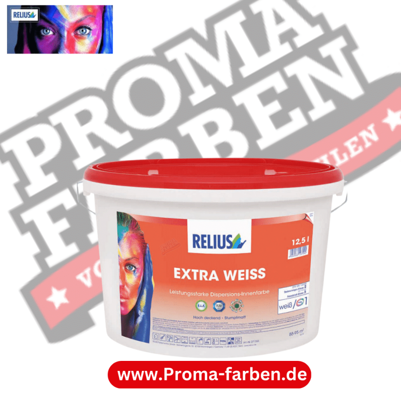 Relius Extra Weiss bei Proma farben