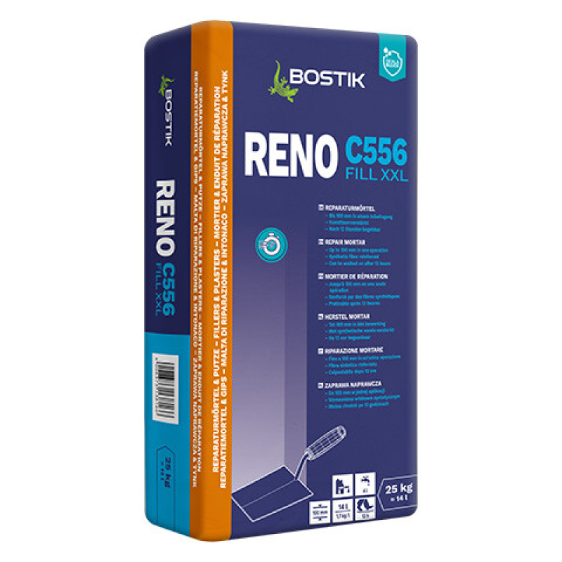 Bostik Reno C556 Fill XXL (Quellmörtel Extra) Kunstfaserverstärkter Reparaturmörtel 25 kg kaufen bei Proma Farben