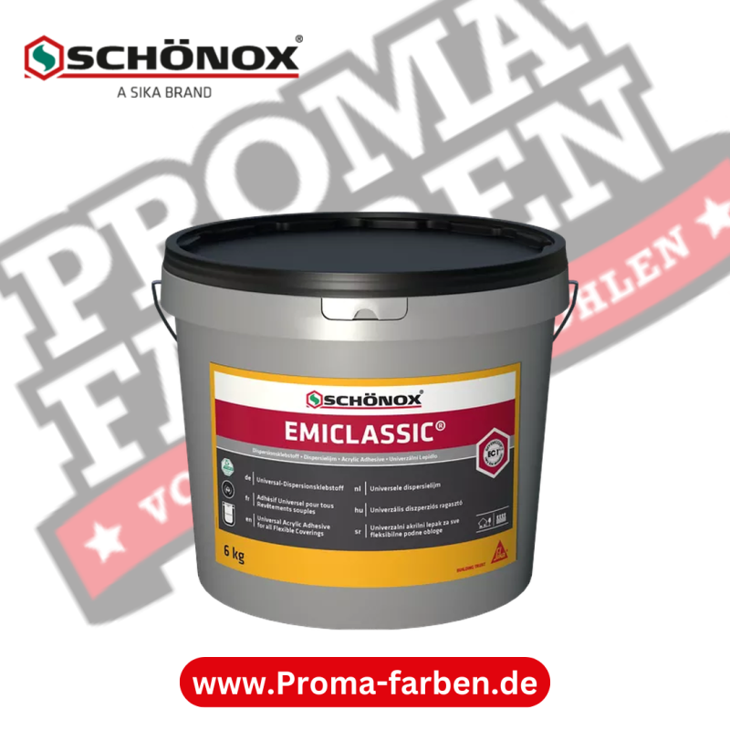 SCHÖNOX EMICLASSIC Dispersionsklebstoff kaufen bei Proma Farben.de Maler Fachhandel & Onlineshop