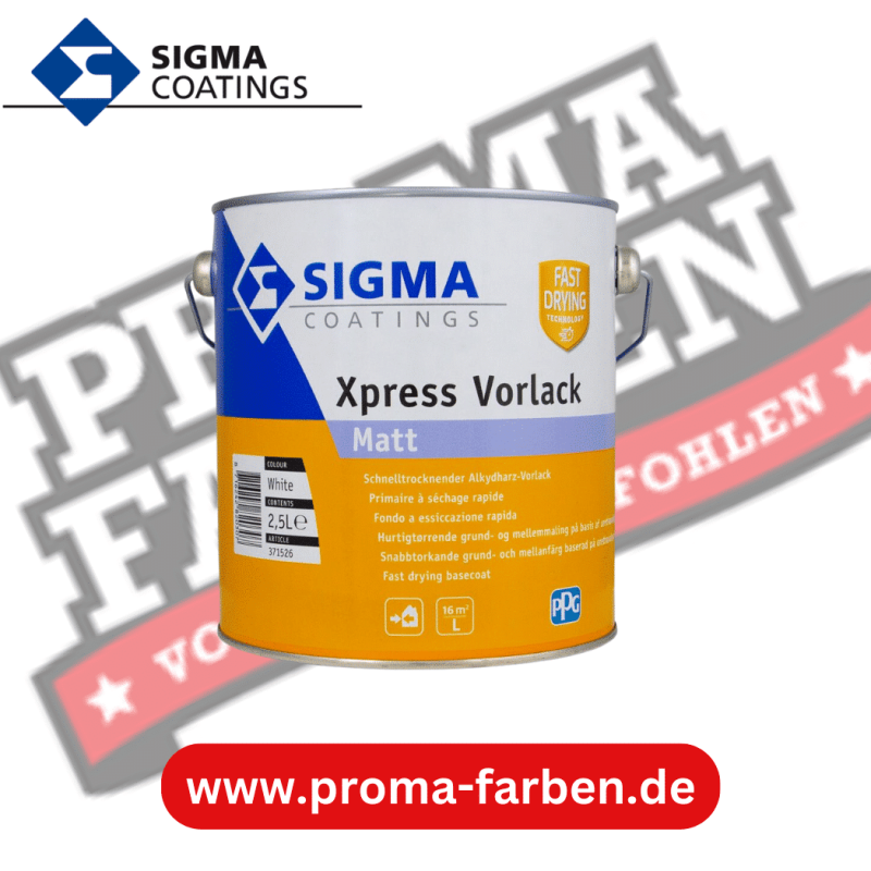 SIGMA Xpress Vorlack Matt weiss 2,5l online bestellen bei ProMa Farben