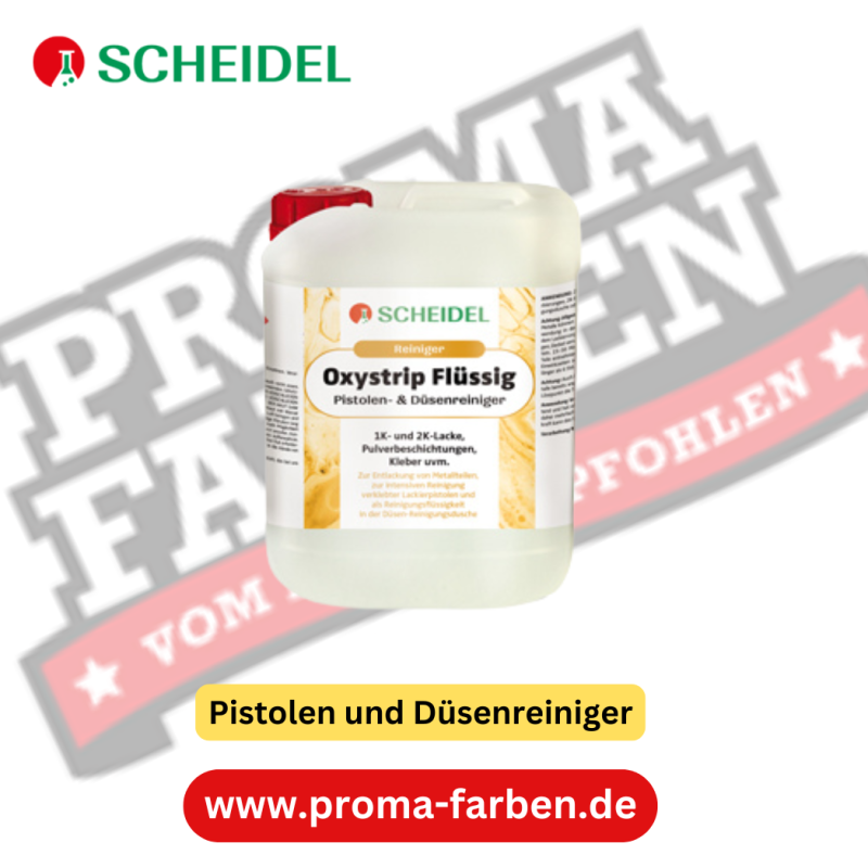 Scheidel Oxystrip Flüssig Pistolen und Düsenreiniger 10L online bestellen bei ProMa Farben