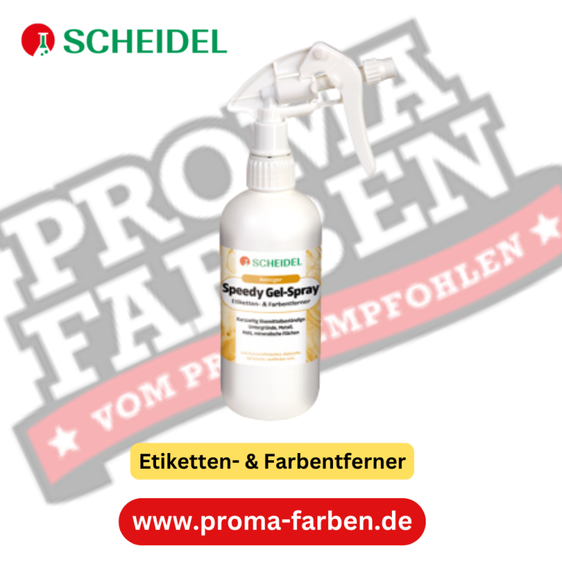 Scheidel Speedy Etiketten und Farbentferner 5L online bestellen bei ProMa Farben