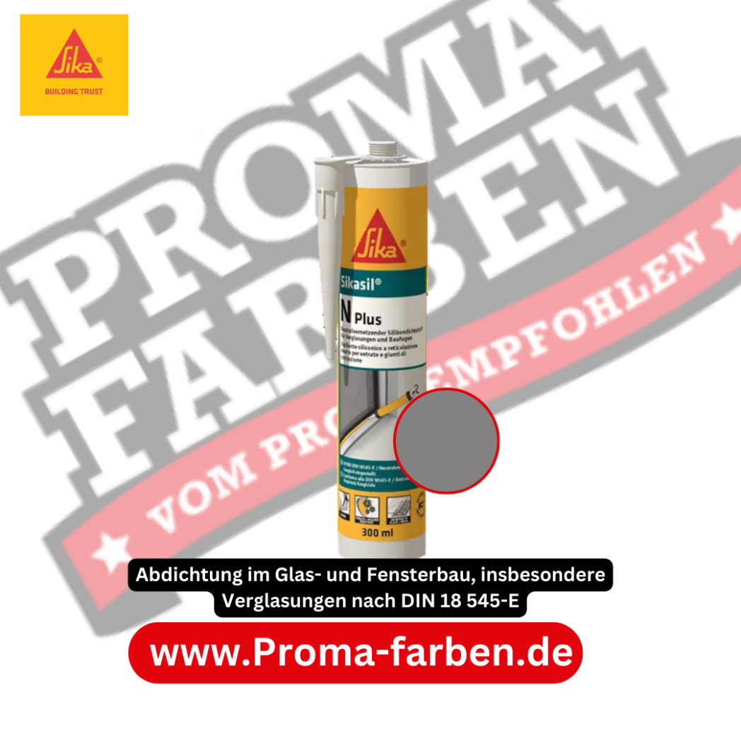 Sika Silicondichtstoff SIL N plus Grau 300 ml kaufen bei ProMa-farben.de
