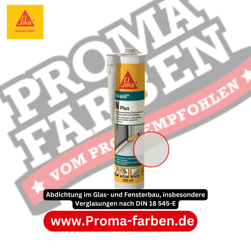 Sika Silicondichtstoff SIL N plus Transparent 300 ml kaufen bei ProMa-farben.de Sika Silicondichtstoff SIL N plus Transparent 300 ml kaufen bei ProMa-farben.de