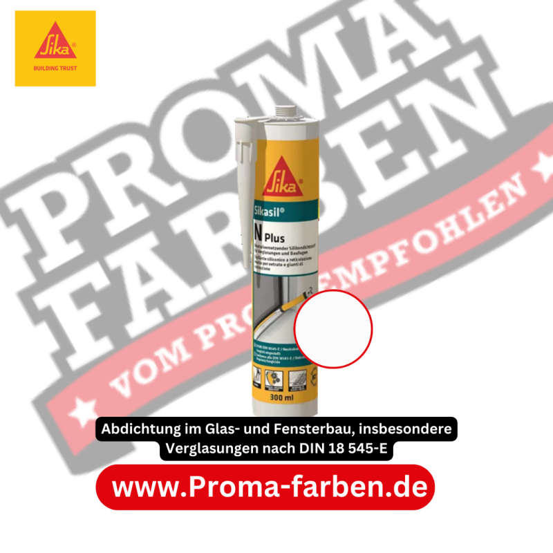 Sika Silicondichtstoff SIL N plus schwarz 300 ml kaufen bei ProMa-farben.de