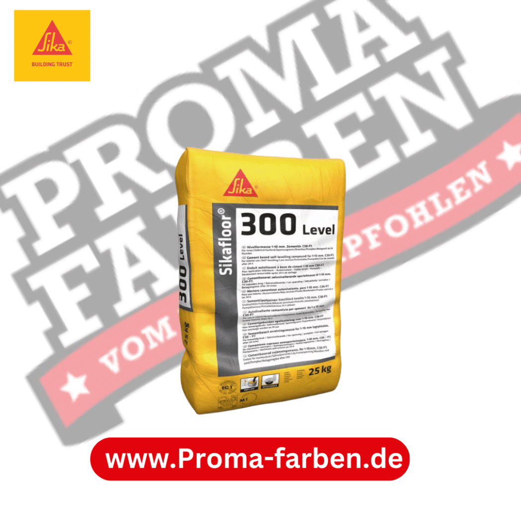 Sika z KaufenSikafloor 300 Level zementäre Nivelliermasse 1-10 mm 25Kg bei Proma farben