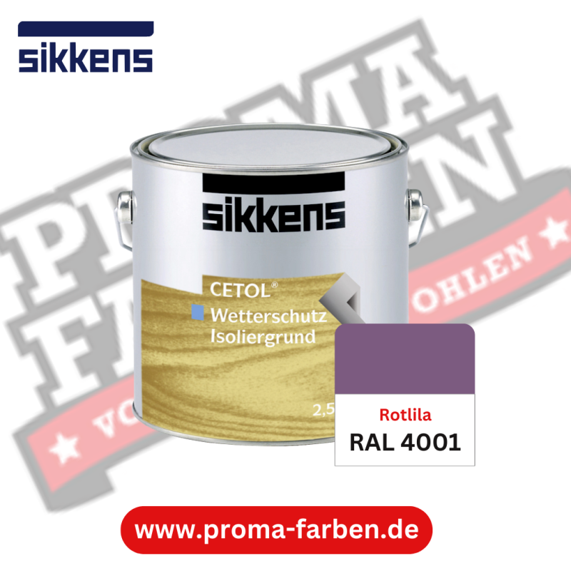 Sikkens Cetol Wetterschutzfarbe RAL 4001 Rotlila online bestellen bei ProMa Farben