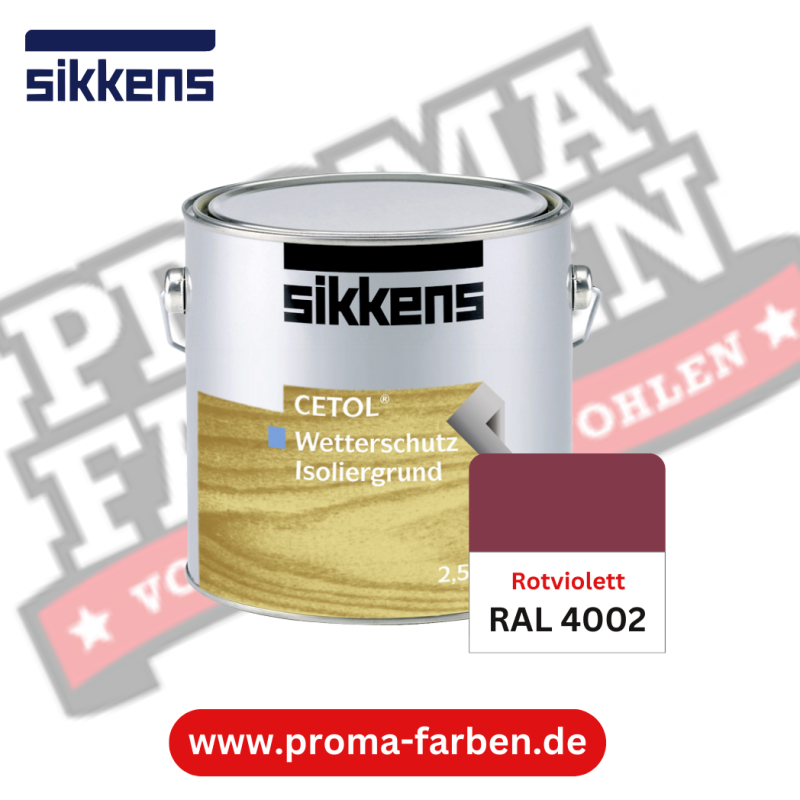 Sikkens Cetol Wetterschutzfarbe RAL 4002 Rotviolett online bestellen bei ProMa Farben