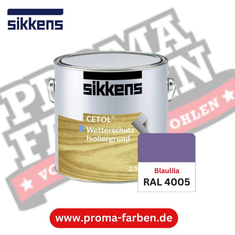 Sikkens Cetol Wetterschutzfarbe RAL 4005 Blaulila online bestellen bei ProMa Farben