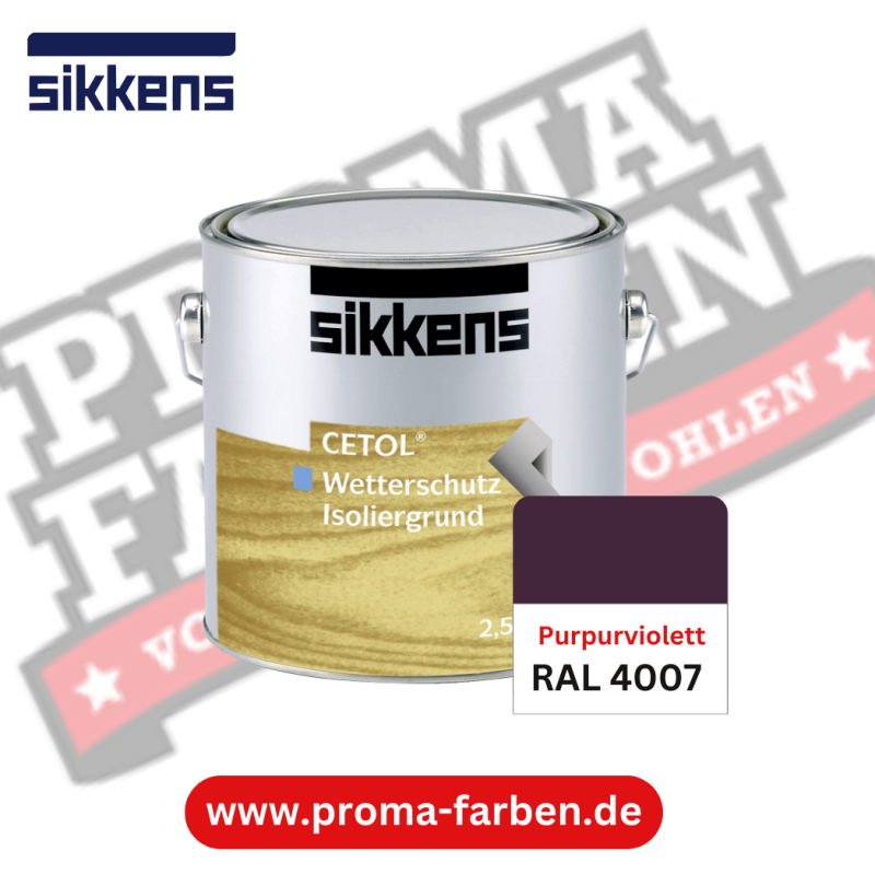 Sikkens Cetol Wetterschutzfarbe RAL 4007 Purpurviolett online bestellen bei ProMa Farben