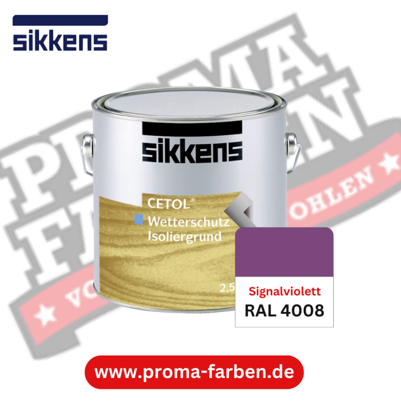 Sikkens Cetol Wetterschutzfarbe RAL 4008 Signalviolett online bestellen bei ProMa Farben