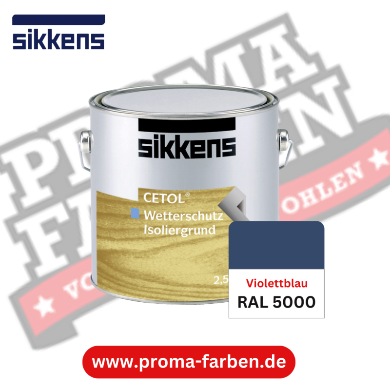 Sikkens Cetol Wetterschutzfarbe RAL 5000 Violettblau online bestellen bei ProMa Farben