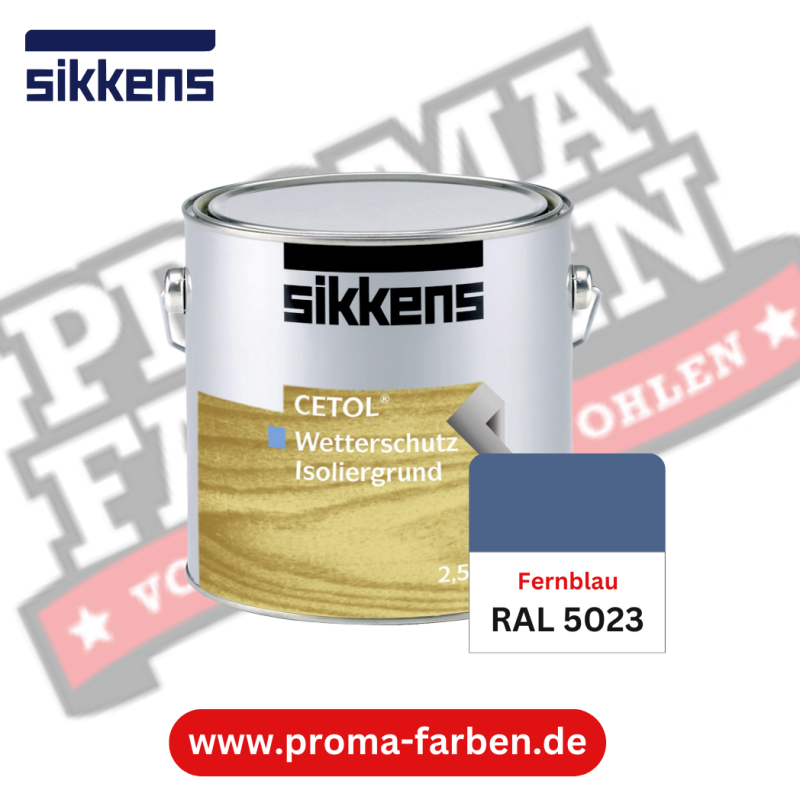 Sikkens Cetol Wetterschutzfarbe RAL 5023 Fernblau online bestellen bei ProMa Farben