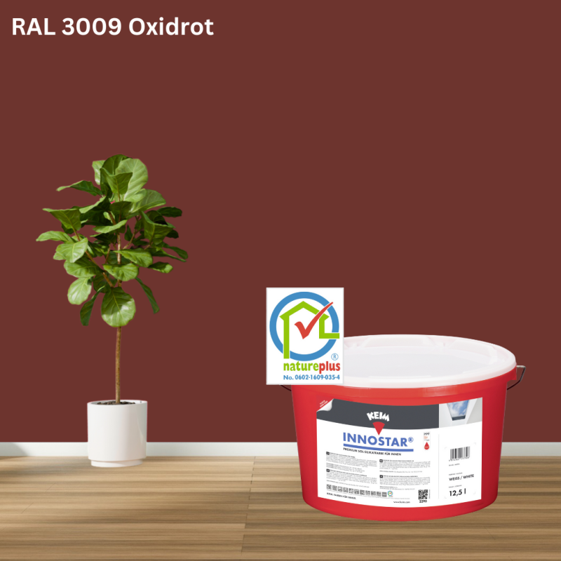 Keim Innostar Silikatfarbe RAL 3009 Oxidrot online bestellen bei ProMa Farben